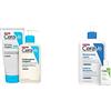 CeraVe Kit Skincare Levigante | SA Detergente Levigante Viso e Corpo con Acido Salicilico per Pelle Secca e Ruvida, 236ml + SA Crema Levigante & Lozione Idratante Viso e Corpo per Pelle Secca
