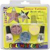 Eulenspiegel - 730003 - Set di tatuaggi glitterati Best of, XL, Carnevale, Halloween, Festa a tema