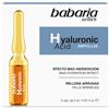 Babaria - Fiale Viso Acido Ialuronico | Idratazione Profonda ed Effetto Riempitivo Istantaneo | Migliora Compattezza, Elasticità e Riduce Rughe | 5 Fiale da 2ml