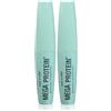 Wet n Wild, Mega Protein Waterproof Mascara, Mascara che Definisce e Volumizza, Pennello a Spirale Soffice e Formula Quick Layering per Look Naturale, Ciglia a Prova di Sbavatura, Very Black
