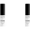 NYX Professional Makeup Blurring Pore Filler, Face Primer Stick, Infuso di vitamina E, Clear (Confezione da 2)