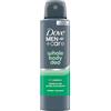 Dove Men+Care Whole Body Deo Deodorante Spray Uomo per Tutto il Corpo Bamboo + Aloe 150 ml, Deodorante Corpo Multi-Zona con 0% Sali di Alluminio, Protezione Anti-Odore fino a 72 Ore