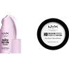 NYX Professional Makeup The Marshmellow Primer, Base per makeup, Primer versatile 30 ml & High Definition Finishing Powder, Cipria in Polvere Compatta