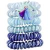 Disney Frozen - Set di 4 elastici per cavi - Senza tracce per bambini - Accessori per capelli per bambine - Capelli fini per bambini - Elsa e Anna Regina delle Nevi - Morbidi e resistenti