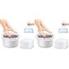 LALILL Sacchetti per pediluvio monouso 50 pezzi - Pedicure igienico - Protezioni per pediluvio - Sacchetti adatti per spa, podologia (Confezione da 2)