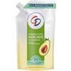 CD Avocado lozione detergente in sacchetto di ricarica da 500 ml, lozione nutriente per una pulizia idratante, vegana e senza sapone, 500 ml