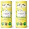 WELEDA Deodorante Stick 24h Agrumi-Bergamotto, deodorante solido per 24h di protezione, formula senza alcool, 100% di origine naturale (Confezione da 2)