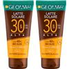 GEOMAR | Latte Solare SPF 30, Formula Vegan, Made in Italy, 100mL (Confezione da 2)