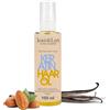 Jean & Len Keratin hair oil, effetto anti-crespo, con cheratina vegetale, per capelli secchi e danneggiati, profumo di mandorla e vaniglia, senza siliconi, vegan, 100 ml