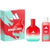 adidas, Cofanetto Regalo Vibes Wonder Force, Eau de Parfum 100ml e Docciaschiuma 100ml