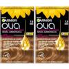 Garnier Olia Tinta Capelli, Colorazione Permanente Senza Ammoniaca, di Origine Naturale, Formula Vegana, Biondo Dorato (Confezione da 2)