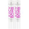 Essence Cosmetics Juicy Bomb Glossy Butter Balsamo Labbra, Naturale, Lucida, Rugiadosa, 2.5 g (Confezione da 2)
