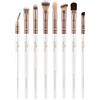 Luvia Cosmetics Set di pennelli per il trucco Luvia, All Eye Want Set, Set di pennelli per gli occhi, 8 pennelli cosmetici vegani, pennelli per il make-up per una perfetta sfumatura e applicazione