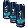 FROM COAST TO Coast Fila, Deodorante Uomo Sport Active Extra Fresh, Sensazione di Freschezza Intensa, Deodorante Spray con 48 Ore di Protezione, Protezione Senza Alluminio, Confezione da 450ml