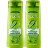 Garnier Fructis Shampoo Lenitivo, Per Capelli Normali, Azione Antiforfora, Con Tè Verde e Piroctone Olamina, 250 ml (Confezione da 2)