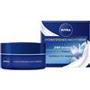 NIVEA Essentials - Crema notte idratante, per pelli da normali a miste, con estratto di loto ed estratto di ninfea, vitamina E e provitamina B5, per la cura del viso, 50 ml
