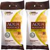 AQUA MASSAGE Esponja Celulosa Vegetal Activa Aqua (Confezione da 2)