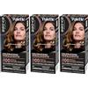 Syoss by Palette Colorazione Permanente 6-8 Biondo Scuro Cioccolato, Colorazione capelli permanente con Cheratina, per 100% copertura dei capelli bianchi, fino a 100 giorni di colore (Confezione da 3)