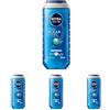 NIVEA MEN Doccia Shampoo Fresh Ocean 250 ml, Docciaschiuma uomo 3 in 1 per viso, corpo e capelli, Bagnoschiuma uomo con Minerali Oceanici, Profumo rinvigorente, pH neutro, Tutti i tipi di pelle