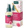 Kneipp Olio per la cura levigante - Olio per la pelle esigente con profumo delicato e rosato, con estratto di petali di rosa biologico, 100 ml