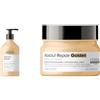 L'Oréal Professionnel Kit Shampoo + Maschera Professionale per Capelli Secchi e Danneggiati, Nutrimento Profondo, Formula Ristrutturante, Absolut Repair, 500ml + 250ml
