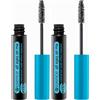 Essence Cosmetics essence All eyes on me mascara occhi resistente all'acqua, lunga durata, volumizzante, arricciante, definizione (8ml) (Confezione da 2)