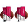 Vitalcare | Professional - Colorazione Permanente Professionale, Crema Colorante Capelli, Tintura Capelli con Proteine della Seta, n° 8/4, Biondo Chiaro Rame, 100ml (Confezione da 2)