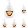 Naturaverde | Natural Beauty - Sapone Liquido Argan, Sapone Liquido Mani, Sapone Mani, Sapone Viso, Sapone Liquido Mani Detergente, Nutriente, 500ml (Confezione da 5)
