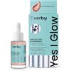 EVERBY | Yes I Glow - Siero Viso Miracle Glow 14ml, Gocce Viso Illuminanti con Pigmenti Perlati e Acido Ialuronico, Made in Italy