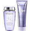 KERASTASE Kérastase, Blond Absolu, Routine Riparatrice, Per Capelli Danneggiati, Biondi Decolorati & Sensibilizzati, Con Acido Ialuronico, Shampoo Bain Lumière + Balsamo Cicaflash