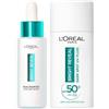 L'Oreal Paris L'Oréal Paris Siero e Fluido Viso, Con Niacinamide, Vitamina E e Acido Amminosolfonico, Macchie Attenuate e Incarnato Uniforme, Bright Reveal, 2x 50 ml