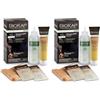 BIOKAP BIO KAP Nutricolor Delicato Rapid, Tinta capelli senza ammoniaca che rende i capelli morbidi, Colorazione capelli con 10 minuti di posa, 135 ml (1.0 Nero) (Confezione da 2)