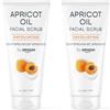 by Amazon, Scrub viso all'albicocca, 2x100 ml