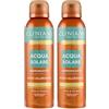 CLINIANS | Acqua Solare Abbronzante Viso & Corpo, con Acido Ialuronico, Acqua di Cocco e Aloe, 150mL (Confezione da 2)
