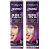 Vitalcare | Vivid - Colorazione Semipermanente Professionale, Tinta Colorante, Tintura Diretta, Durata Fino a 20 Lavaggi, Capelli Morbidi, Idratati e Luminosi, Colore Viola (Confezione da 2)