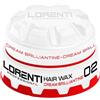 LORENTI TOKYO & SEOUL Hair Wax No.2 Cream Brilliantine, 150 ml, cera crema con effetto bagnato, cera per capelli con lucentezza, gel per capelli per bambini, crema styling wax