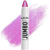 NYX Professional Makeup Matita Viso Illuminante Multi-Uso, Texture Cremosa, Con Olio di Jojoba e Finish Brillante, Jumbo Highlighter Stick, Tonalità: Blueberry Muffin