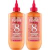 L'ORÉAL L'Oreal Paris Elvive Balsamo Liquido con Tecnologia Lamellare, Trattamento per Capelli Lunghi e Danneggiati, Capelli Effetto Seta, Wonder Water, 200ml (Confezione da 2)