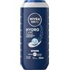 NIVEA MEN Doccia Shampoo Hydro Care 250 ml, Docciaschiuma uomo 3 in 1 per viso, corpo e capelli, Bagnoschiuma uomo con Aloe Vera, Profumo agrumato, pH neutro, Tutti i tipi di pelle