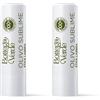 Bottega Verde - Olivo Sublime Stick labbra, 5ml, Protettivo ed Emolliente, con Olio di Oliva Iperfermentato, per Pelli Normali o Secche (Confezione da 2)