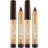 Deborah Milano - Matita Sopracciglia Formula Pura, 03 Dark Brown, Matitone ad Alta Tollerabilità, Lunga Tenuta, Waterproof, Dona Volume e Struttura (Confezione da 2)
