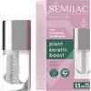 Semilac Plant Keratin Boost Balsamo per unghie 11 ml - Cura & Base Coat per unghie fragili, con cheratina vegana, rinforza e rigenera