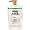 Garnier Vero tesoro shampoo lenitivo latte d'avena delicato XXL, lenitivo e idratante, per capelli sensibili e cuoio capelluto sensibile, formato maxi, 1000 ml