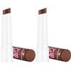 Essence Cosmetics Juicy Bomb Glossy Butter Balsamo Labbra, Naturale, Lucida, Rugiadosa, 2.5 g (Confezione da 2)