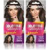 Cameleo - Shampoo colorante - Dark Brown - Aggiornamento del colore facile e veloce ''Tone In Tone''. - Senza ammoniaca e ossidanti - Shampoo in bustina - 40ml