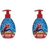 Naturaverde | Kids - Marvel Spider-man - Sapone Liquido per Bambini, Sapone Bambini con Estratto di Avena, Sapone Mani BIO, 250ml (Confezione da 2)