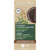 LOGONA Naturkosmetik Colorante vegetale per capelli in polvere vegana con henné biologico per colori intensi e lucentezza, colore per capelli vegetali marrone caffè (marrone), 1 x 100 g