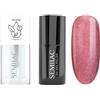 Semilac Duopack Smalto UV 662 Rosé Gloss 7ml & Olio per unghie Fragola Vaniglia 7ml