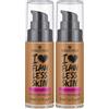 Essence Cosmetics Fondotinta I Love Flawless Skin, Lunga Durata, Opacizzante, Risultato Istantaneo, Opaca, 30 ml (Confezione da 2)