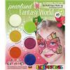 Eulenspiegel - 207024 - Palette per il trucco Pearlised Fantasy World, istruzioni per 5 maschere fantasy, trucco per bambini, trucco di carnevale